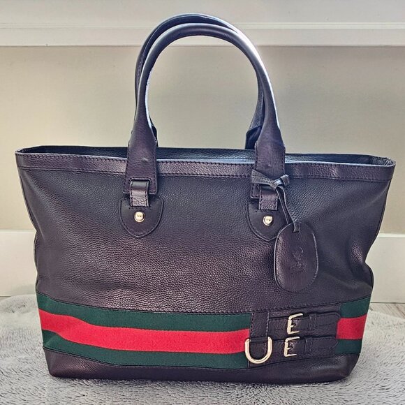 GUCCI Web Heritage Tote - Picture 1 of 10